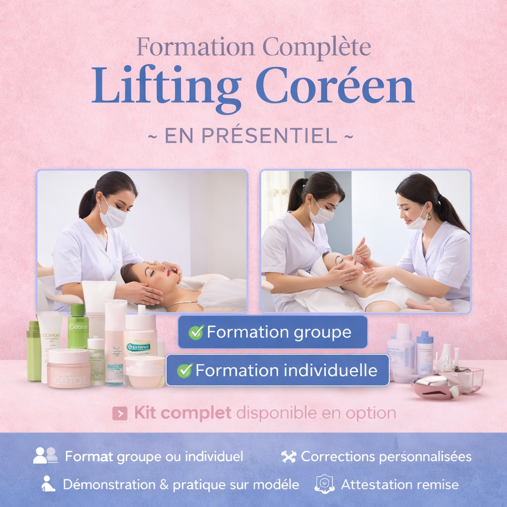 Formation Complète Lifting Coréen — Présentiel