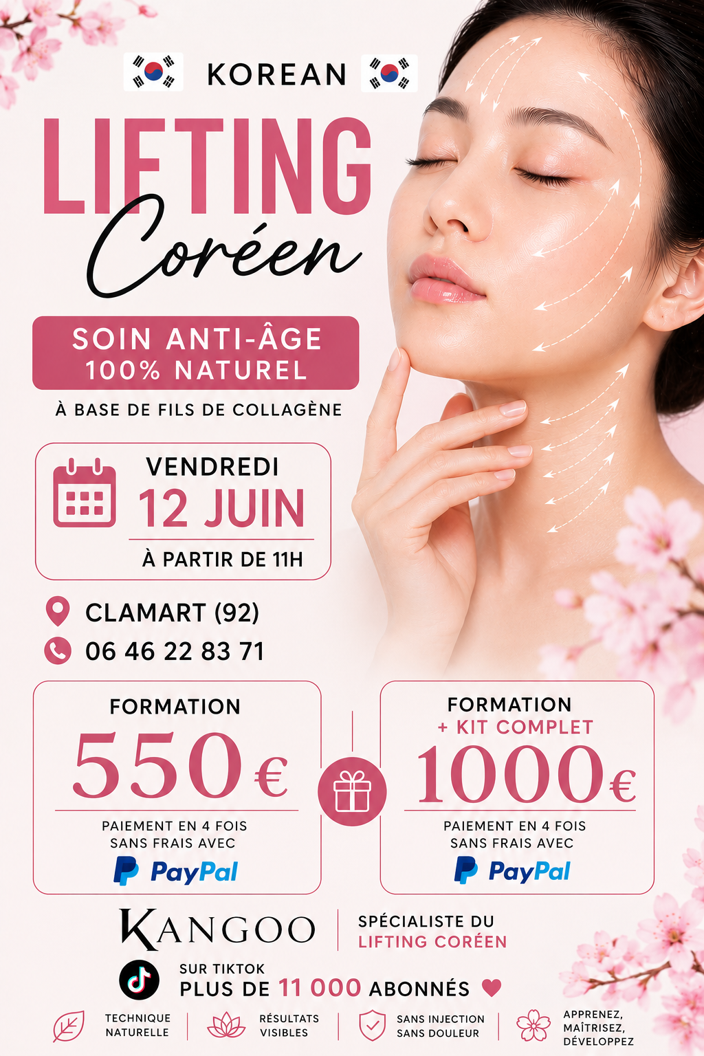 Formation lifting coréen